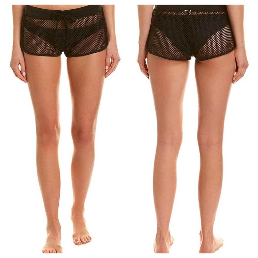 L*space Mesh Madness Black Shorts NWT Medium